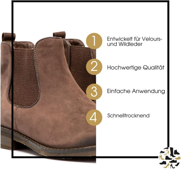 Shoe Clinic Suede & Nubuck Care | Cleaning Spray, Waterproof Protector Spray & Suede Brush Cleaner K