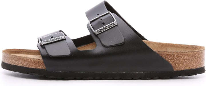 Birkenstock Kids Arizona Unisex-Kinder Pantoletten 37 EU Schmal Schwarz, 37 EU Schmal Schwarz