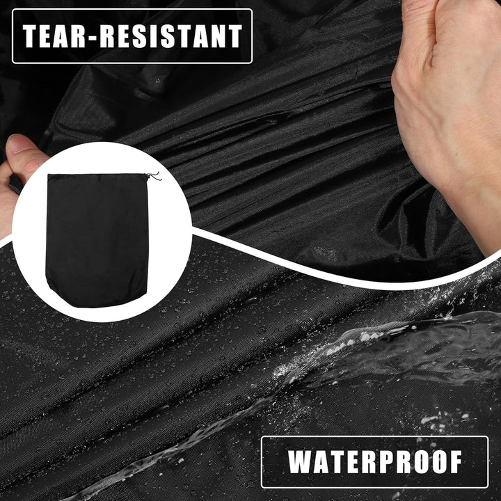 QUARKZMAN wasserdichte Autoabdeckung Outdoor Vollgarage für FIAT 500 2007-2022