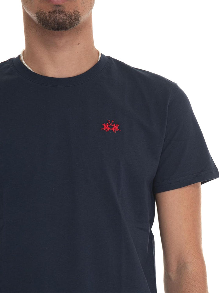 La Martina Herren Serge T-Shirt, XL Blau