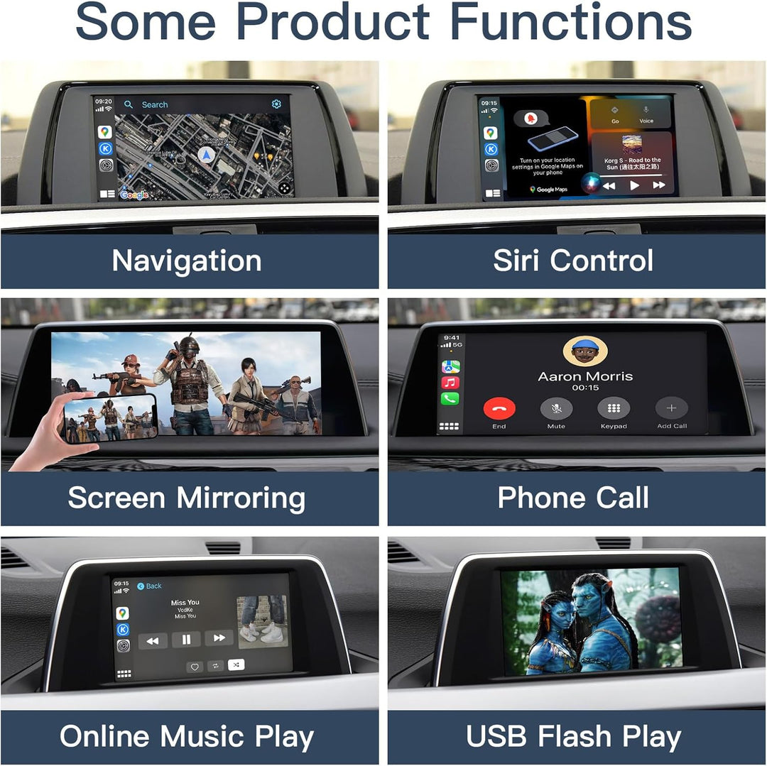 Kabellos CarPlay/Android Auto Modifikation Modul für BMW NBT-System 1/2/3/4/5/6/7 Serie X1/X3 /X4/X5