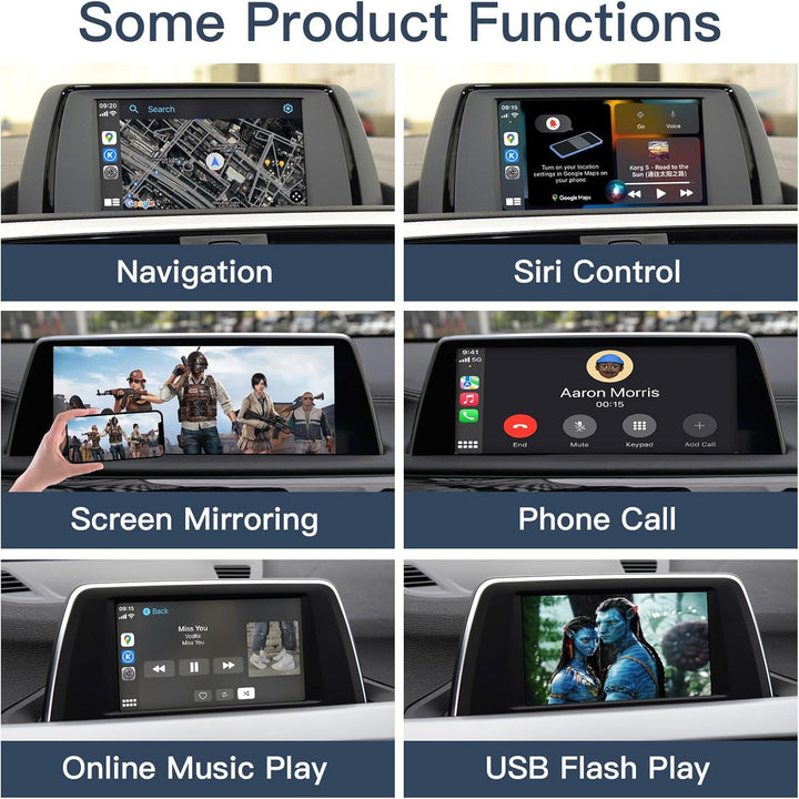 Kabellos CarPlay/Android Auto Modifikation Modul für BMW NBT-System 1/2/3/4/5/6/7 Serie X1/X3 /X4/X5