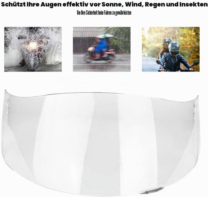 1 * Helmlinsenvisier,Helmlinsenvisier, Motorrad Windschutz Helmlinsenvisier Vollgesichtsanpassung fü