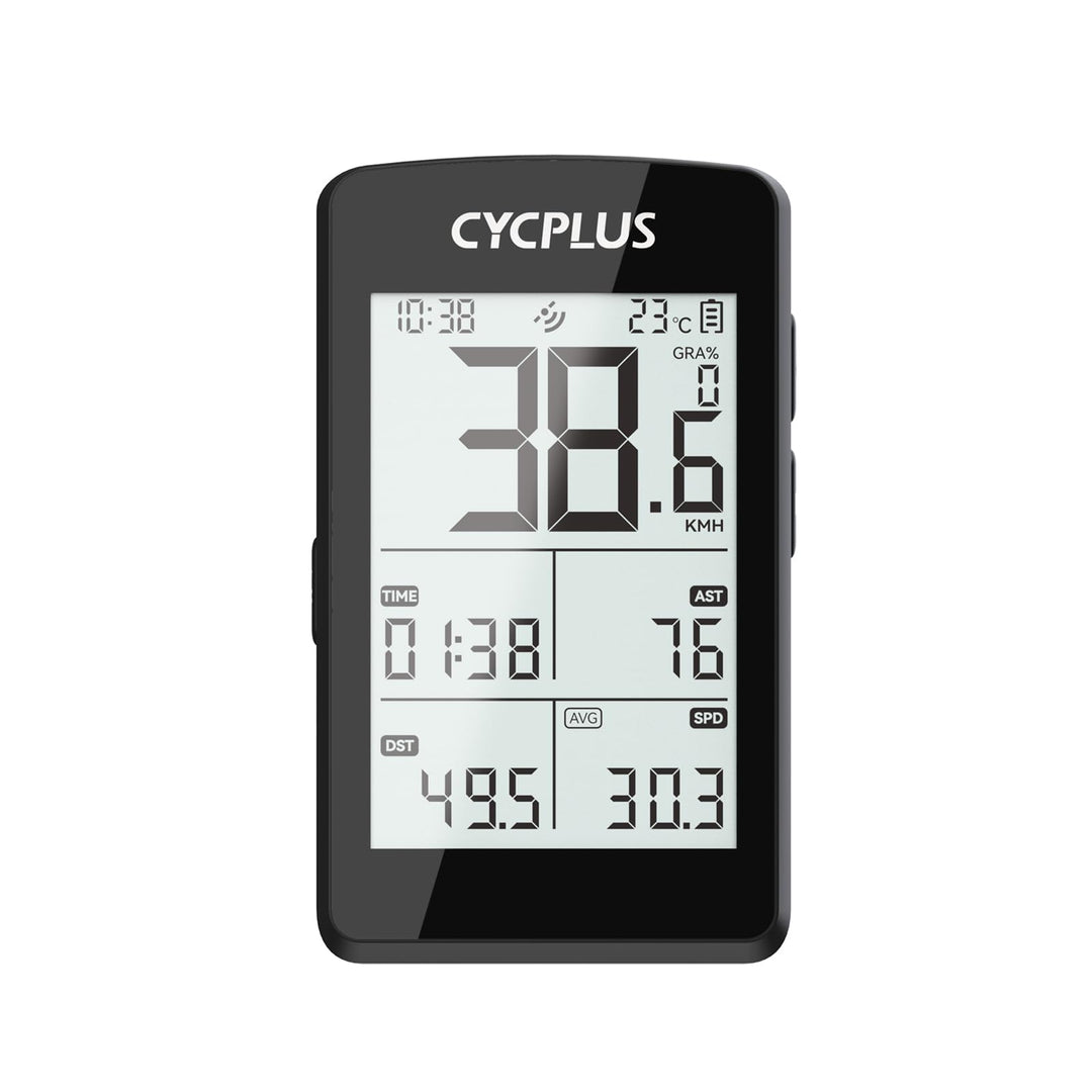CYCPLUS GPS Fahrradcomputer, ANT+ Fahrradcomputer GPS mit Bluetooth5.0, 2,8-Zoll-LCD-Bildschirm, Fah