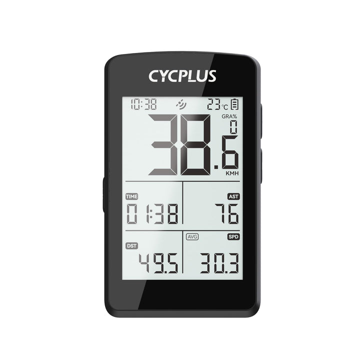 CYCPLUS GPS Fahrradcomputer, ANT+ Fahrradcomputer GPS mit Bluetooth5.0, 2,8-Zoll-LCD-Bildschirm, Fah