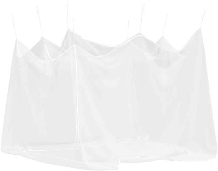 vidaXL Moskitonetz für den Aussenbereich 220 Maschen Weiss 300x300x250 cm, Moskito Netz, faltbares M