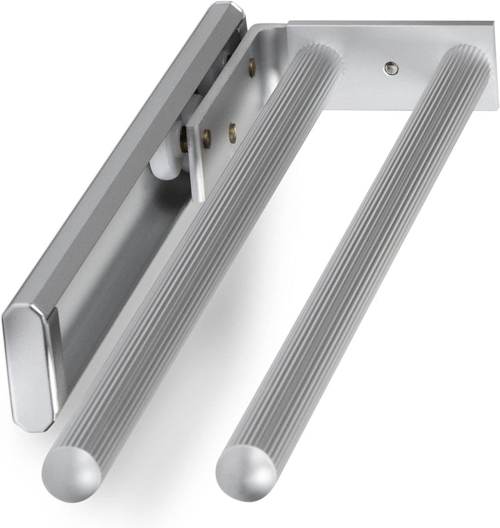 SOTECH 2 Stück drehbare Handtuchhalter TED 2-armig Chrom poliert (Aluminium, 450-730 mm, ausziehbar)