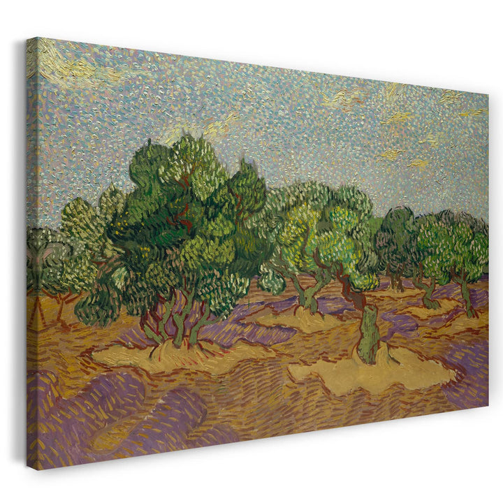 Printed Paintings Leinwand (80x60cm): Vincent Van Gogh - Oliven-Bäume II 80x60 cm, 80x60 cm