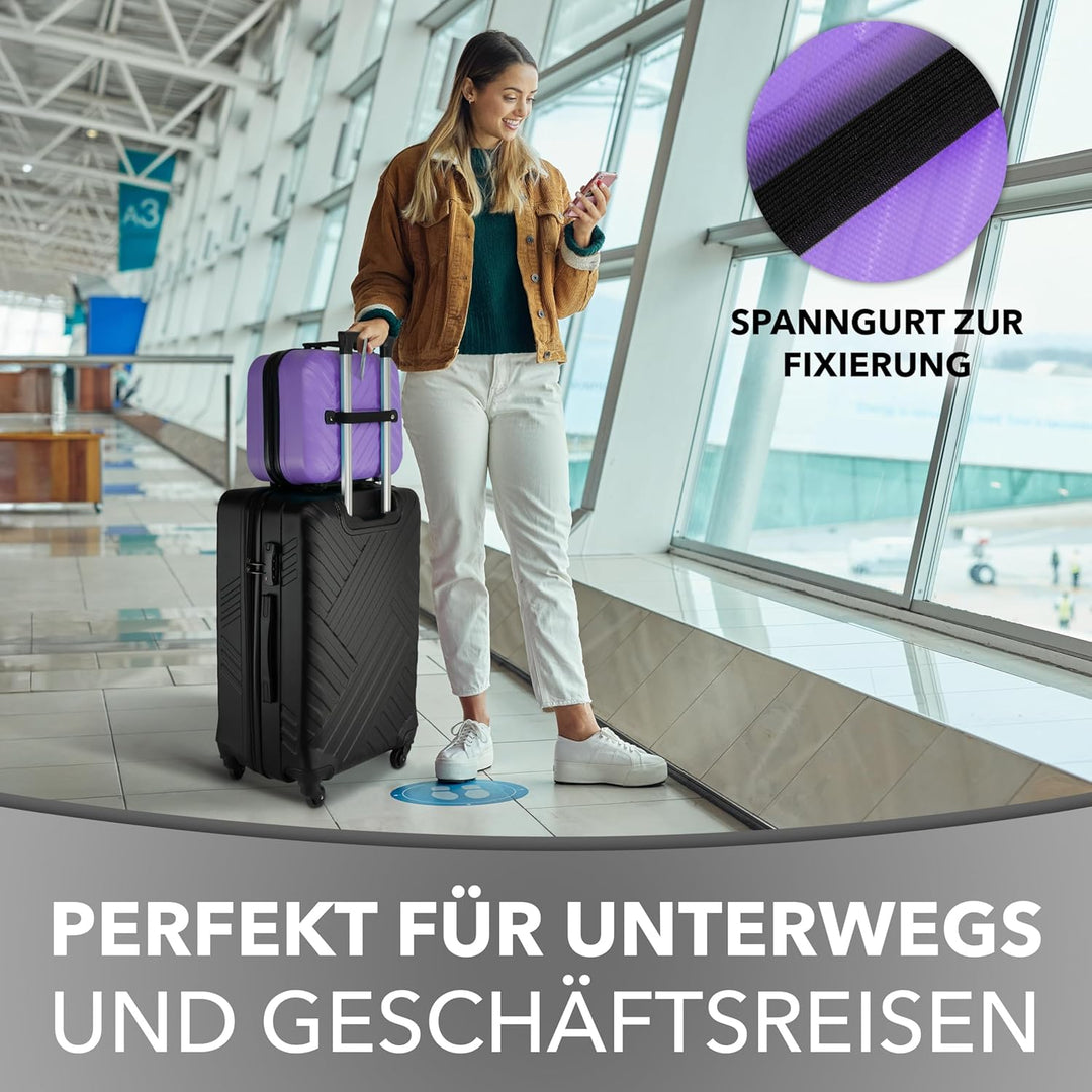 Xonic® Design Kosmetikkoffer aus ABS Hartschale – Robustes Beautycase als Handgepäck - Kosmetiktasch