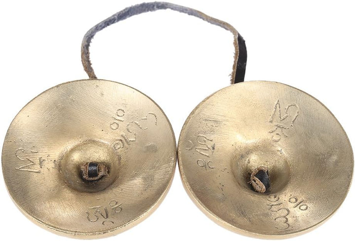 Zimbel Tibetische Meditations Tingsha Zimbeln mit Buddhistischen Glückssymbolen, Chinesische Deko, M