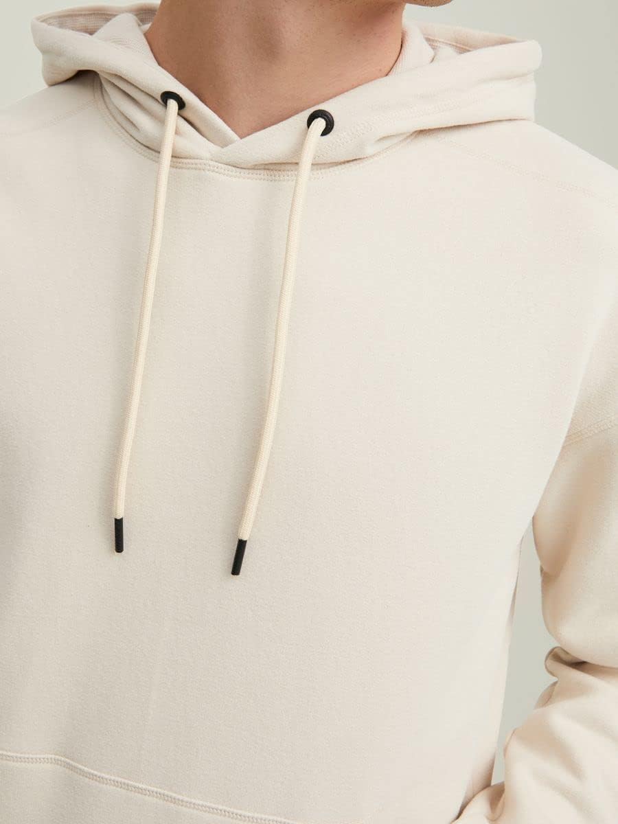 JACK & JONES Herren Jcoclassic Waffle Sweat Hood Noos Kapuzenpullover S Moonbeam/Fit:relaxed, S Moon