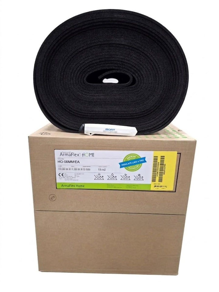 Armaflex Home 6 / 10 / 19 / 25 / 32 mm selbstklebend (Volle Kartons &amp; Zuschnitte) + Original ISOFIT