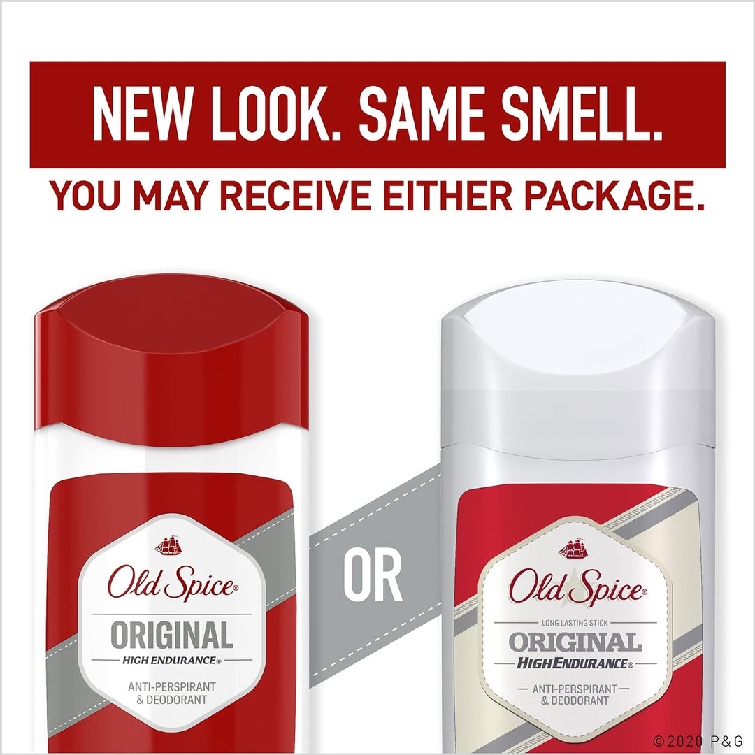 Old Spice High Endurance, Original Scent Men's Anti-Perspirant & Deodorant 3 Oz (Pack of 6) by Old S