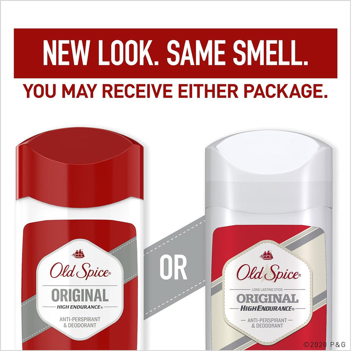 Old Spice High Endurance, Original Scent Men's Anti-Perspirant & Deodorant 3 Oz (Pack of 6) by Old S