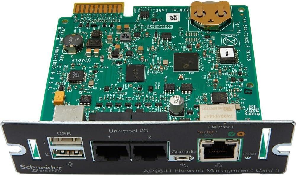APC UPS Network Management Card with PowerChute Network Shutdown & Environmental Monitoring APC by S