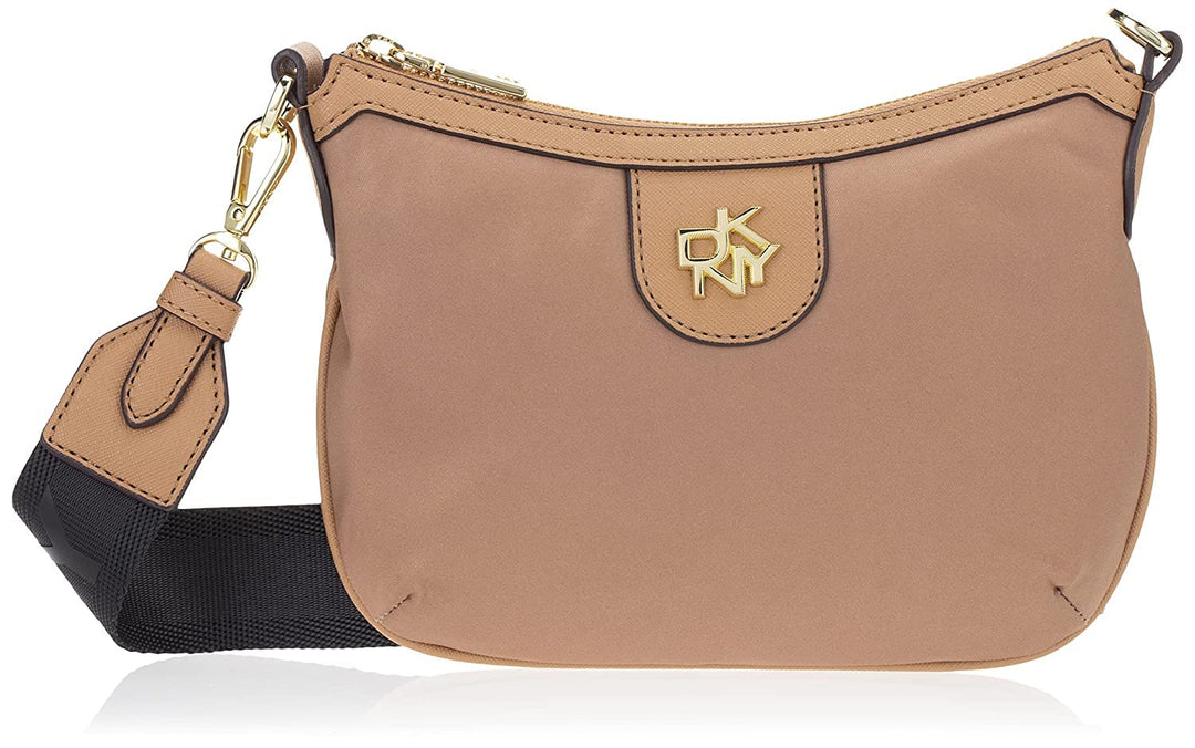 DKNY Carol Saddle Cross Bag Cashew