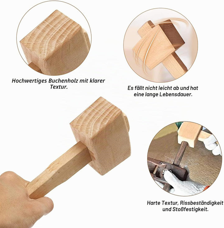 Holzhammer Holzbearbeitungshammer Professionelle Holzbearbeitung Hammer Holzbearbeitungswerkzeug Buc