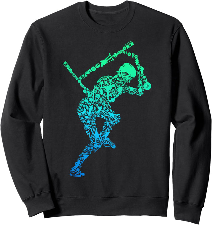 Scooter Roller Stunt Tretroller Kinder & Jungen Sweatshirt