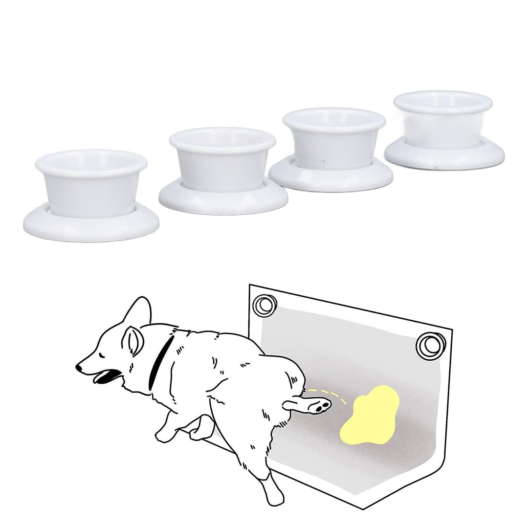 4 Stück Pinkel-Pad-Halter für Hunde, Starke Magnete, Töpfchen-Trainings-Pad-Halter, Indoor-Töpfchen-