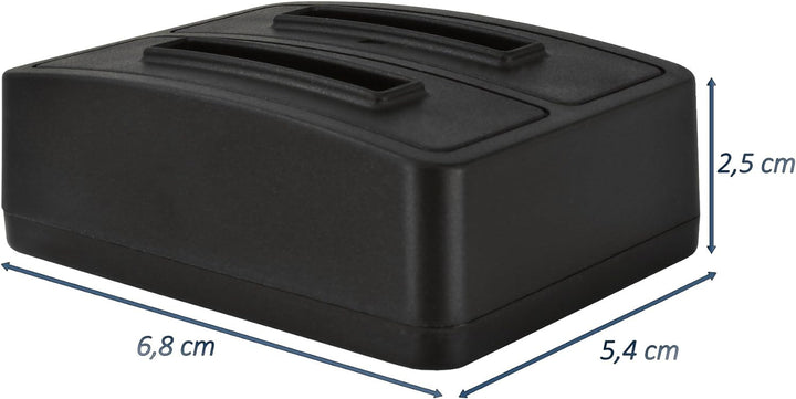 2 Akkus + Dual-Ladegerät (USB) NP-BN1 kompatibel mit Sony Cyber-Shot DSC-TX30, W310.. / WX80, WX100,