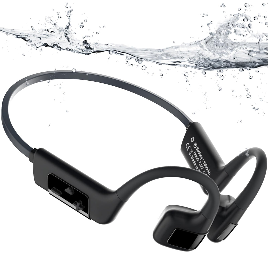 MONODEAL Kopfhörer Schwimmen knochenschall kopfhörer Bluetooth 5.4 IP68 Unterwasser Kopfhörer 32G MP