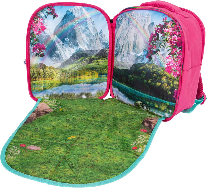 Animal Planet 387726 Einhorn Fantasy 3D Rucksack Spielset, Rose