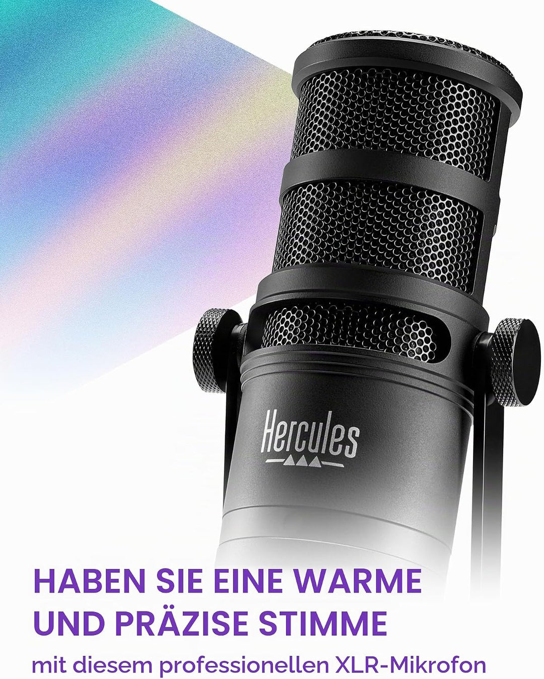 Hercules Stream Essentials Kit - Stream 200 + XLR-Mikrofon PC | Stream 200 XLR-Controller mit 4,3-Zo