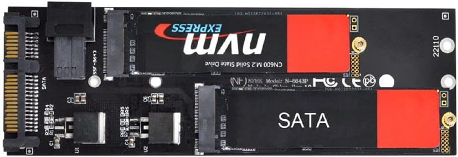 cablecc SFF-8643 auf U2 Kit NGFF M-Key auf HD Mini SAS NVME PCIe SSD SATA Adapter für Motherboard SF