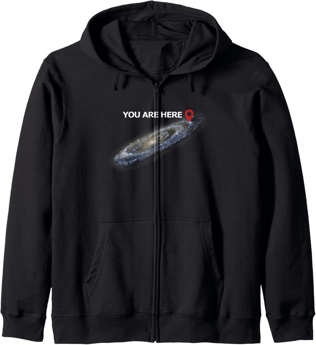 You Are Here - Milchstrasse - Milkyway Navigation - Geschenk Kapuzenjacke