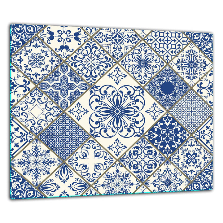 TMK ArtDeko Herdabdeckplatte 1 Teilig 60x52 cm - Spritzschutz Herdabdeckung – Herdschutz aus Sicherh