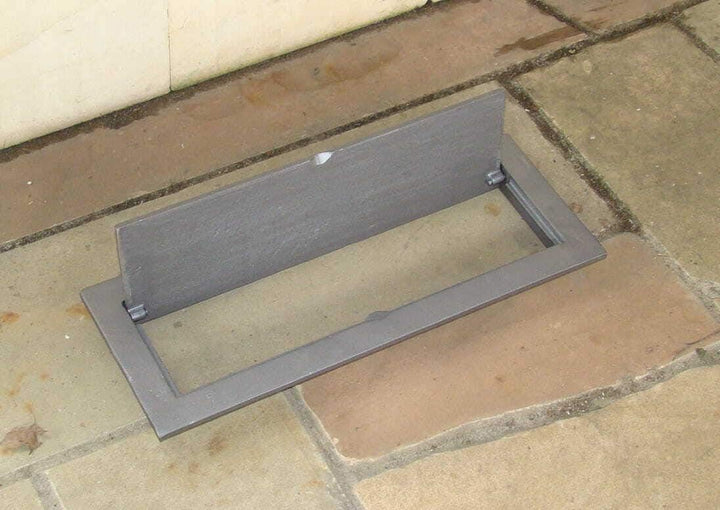 Sellon24 Ascheklappe aus Gusseisen Asche Gusseisen Drosselschieber Rauchgasdrosselung H3801
