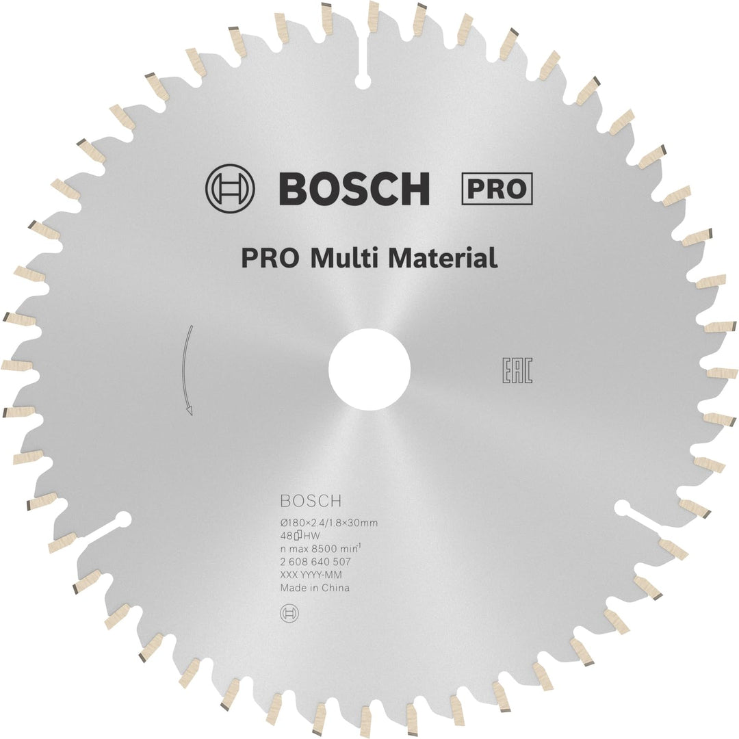 Bosch Accessories Bosch Professional 1x Kreissägeblatt Multi Material (für Multimaterial, Sägeblatt