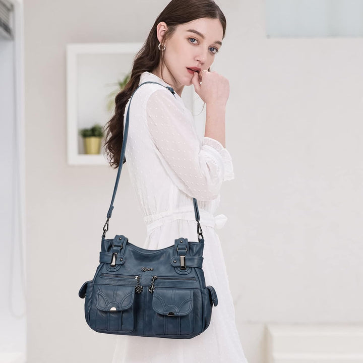KL928 Tasche Damen Handtasche Umhängetaschen Damenhandtasche Schultertasche Lederhandtasche elegante