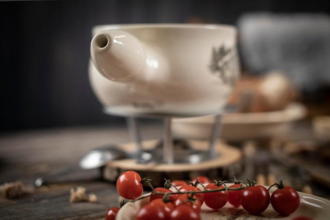 RIKON Caquelon Chalet Induktion ø 20cm, geeignet für Induktion, 2.6 Liter ideal für 4-6 Personen, au