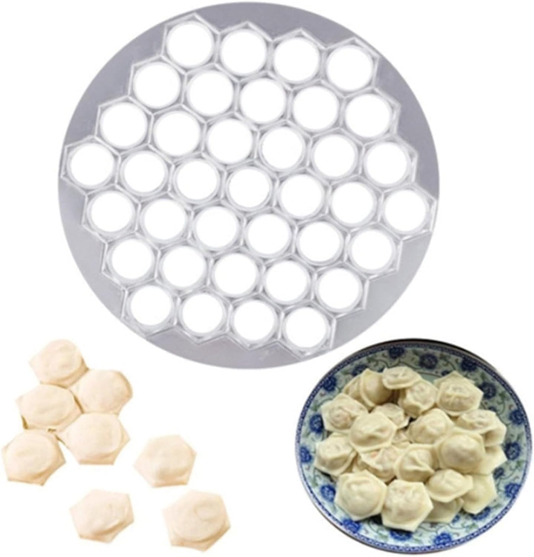 Ravioli-Knödelform, Ravioli-Knödelform, russischer Pelmeni-Maker, 37 Löcher, Metall-Ravioli-Macher,