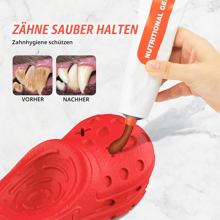 RUXAN Unzerstörbares Hundespielzeug für Aggressive Kauer - Futter Treat Dispensing Hund Interaktives