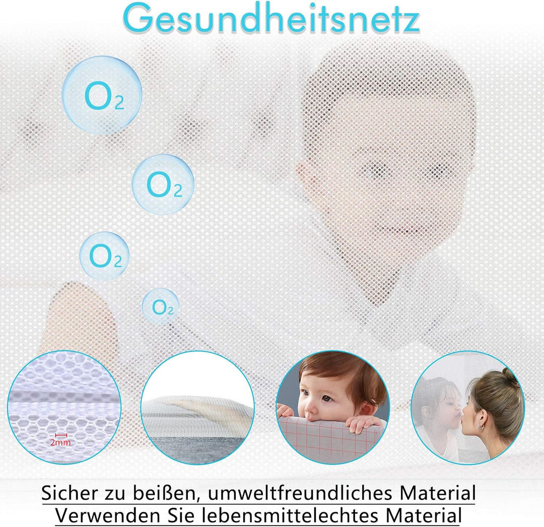 UISEBRT 200cm Bettgitter Kinderbettgitter Bettschutzgitter für Kinder, Bettgitter zum vertikalen Heb