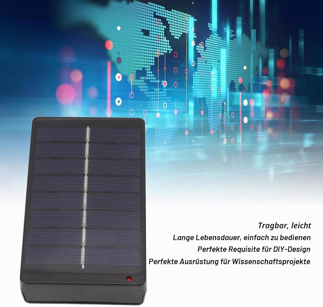 1W 4V Outdoor Solar Panel Ladegerät Ladekoffer Box für AA AAA 1.2V Batterien