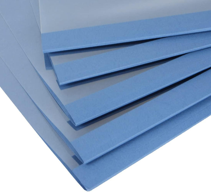 RAYSON Thermobindemappen, 100 Blatt, 12 mm, A4, Blau, 25 Stück