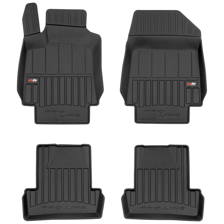 M MOTOS Gummimatten Auto Fussmatte passt für Renault Clio III 2005-2012 Verbessern Sie Ihren Reiseko