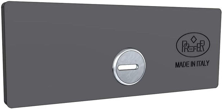 Sicherheitsschild für Rollladenschloss rund