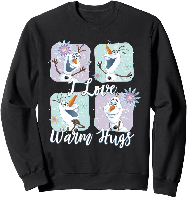 Disney Frozen Olaf Love Warm Hugs Colorful Sweatshirt