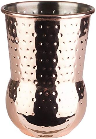 Buddy´s Bar - 2 Julep Mug Becher, 2 x 400 ml Cocktail-Becher mit Hammerschlag-Effekt, hochwertige Ed