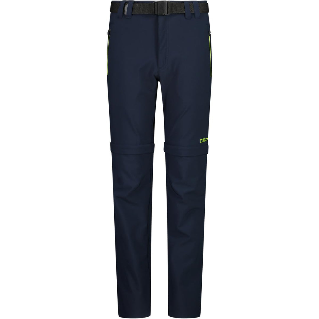 CMP Jungen Hose Zip Off Hose 92 B. Blau-limettengrün, 92 B. Blau-limettengrün