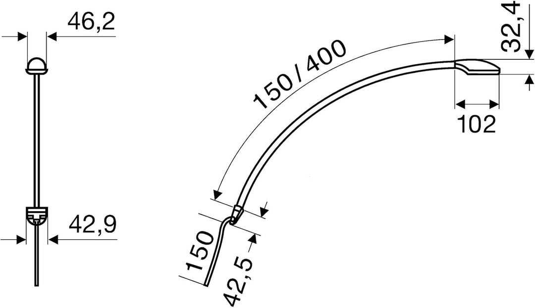 HELLA - Leseleuchte - LED - 24/12V - 3.0W - LED - Anbau - Lichtscheibenfarbe: glasklar - LED-Lichtfa