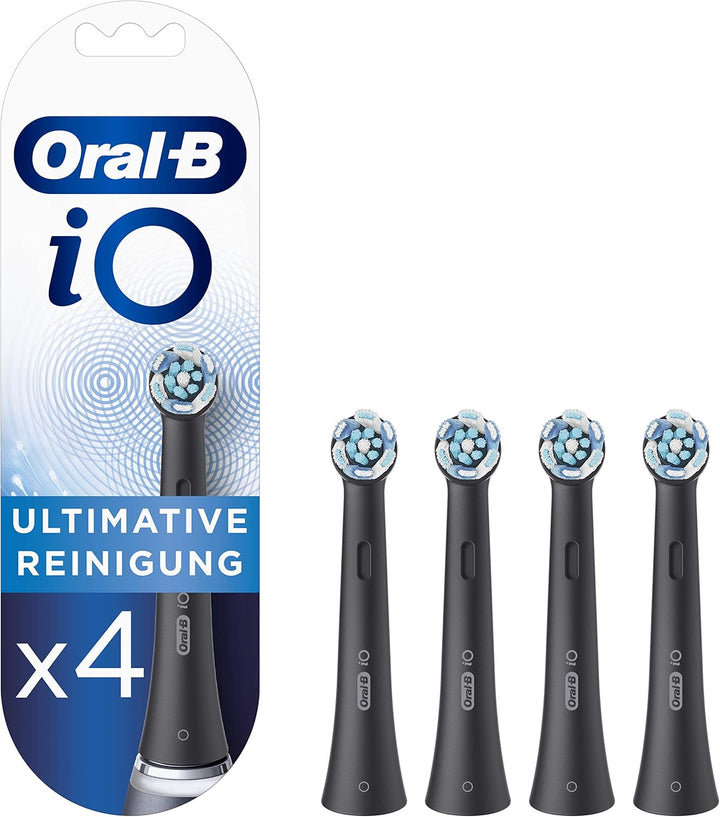 Oral-B iO Ultimative Reinigung Aufsteckbürsten für elektrische Zahnbürste, 4 Stück, ultimative Zahnr