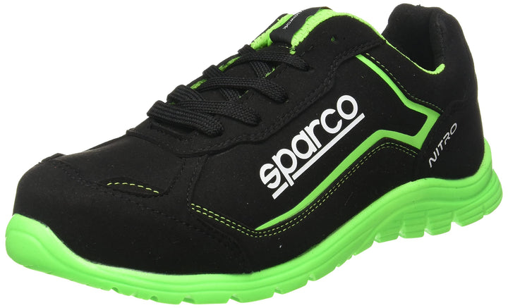 Sparco Nitro Unisex Industrial Shoe 42 EU Schwarz, 42 EU Schwarz