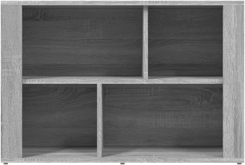 FIRBNUS Bücherschranks 80x30x54 cm mit 3 Fächern Beistellschrank Schubladenschrank Lowboard Lagersch