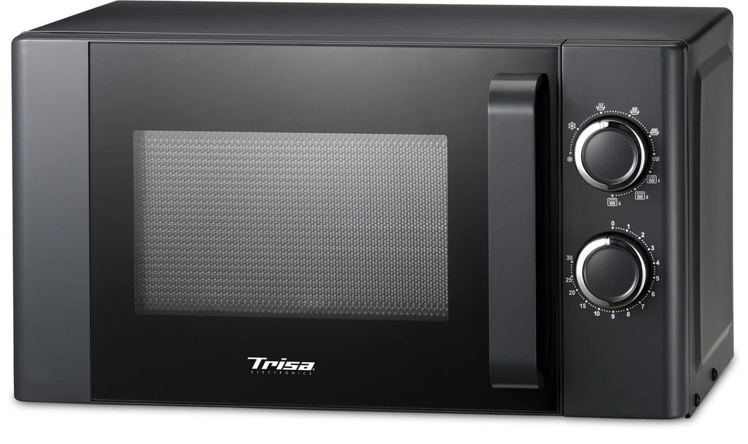 Trisa Micro Grill 20L – Kombi-Mikrowelle mit Grillfunktion, 20 Liter Garraum, 9 Leistungsstufen & 30