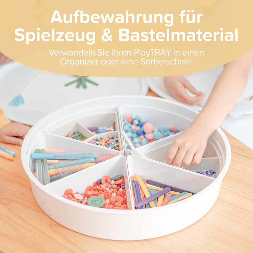 IInspire My Play – 3 x Sortier- und Ordnungsfächer aus Silikon – Kompatibel mit Sensory PlayTray – Z